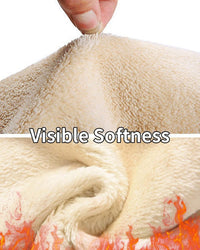 Beige Mikrofaser-Decke, flauschig, wärmeisolierend, weiche Textur, ideal für kalte Tage.