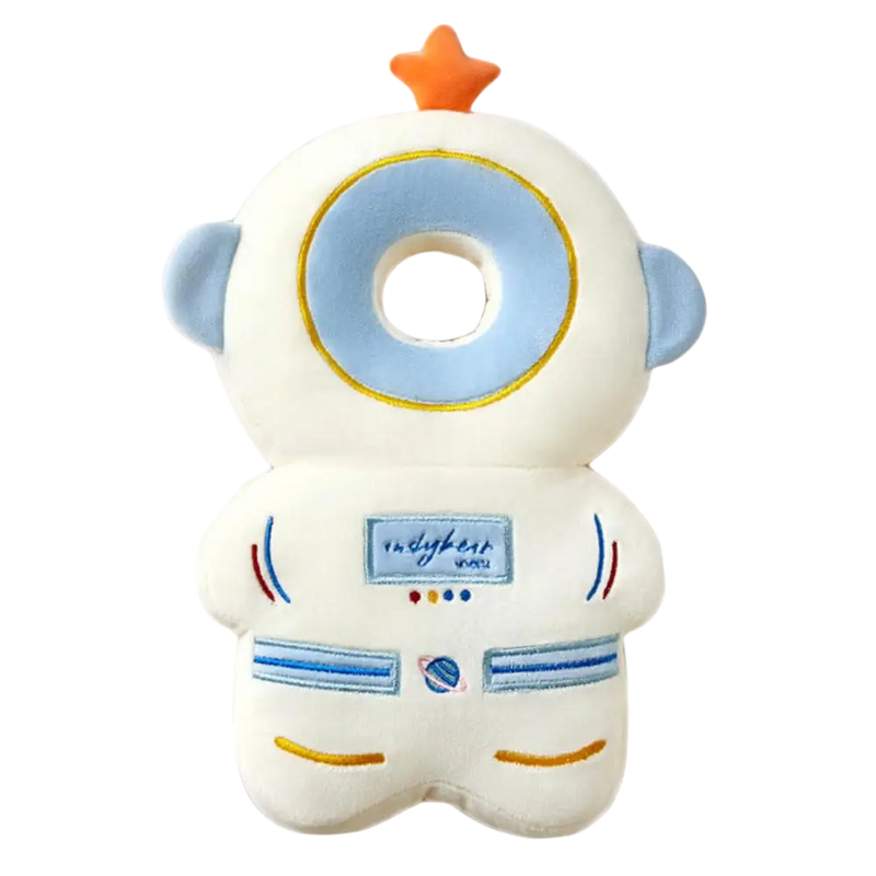 Plüschkissen Baby, Astronaut-Design, Weiß-Blau, Kopfstütze, Neugeborene, ergonomisch