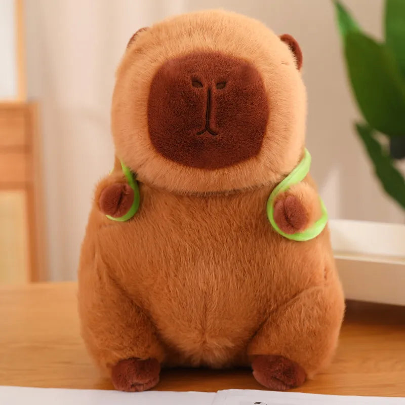 Kuscheltier Capybara Plüsch braun, weich, niedlich, Kinderzimmer Dekoration, Geschenkidee.