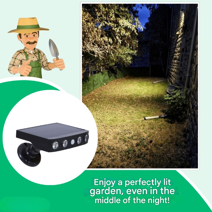 Solar-Außenleuchte mit Bewegungssensor – Lumina