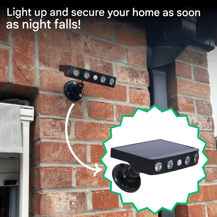 Solar-Außenleuchte mit Bewegungssensor – Lumina