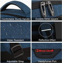 Dunne anti-diefstal laptoprugzak met USB-oplaadpoort