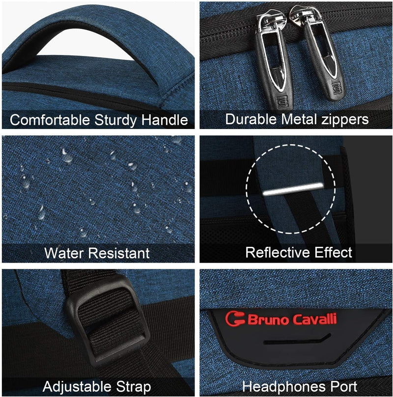 Dunne anti-diefstal laptoprugzak met USB-oplaadpoort