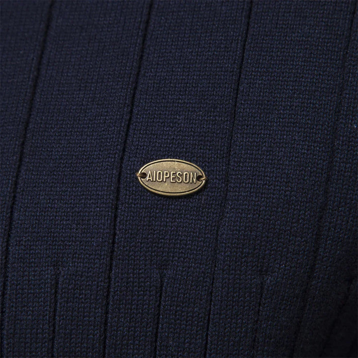 Herren Herbstpullover mit Reißverschluss – Daan