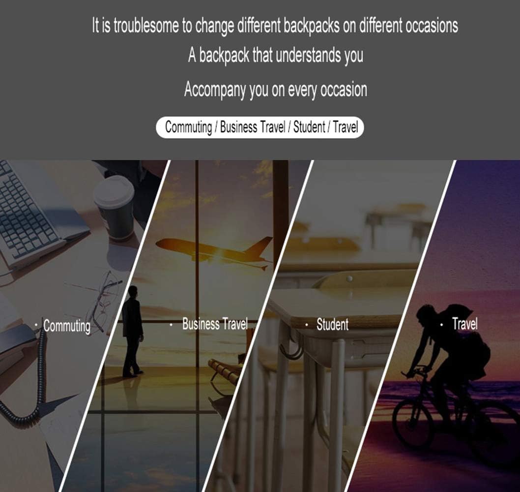 Schlanker Wasserdichter Laptop-Rucksack mit USB-Anschluss