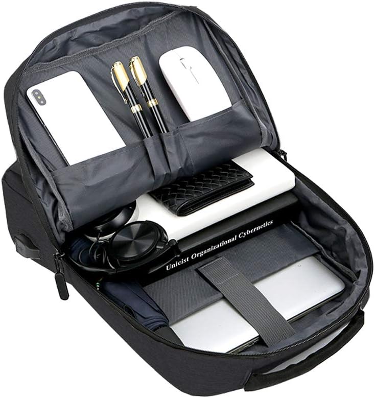 Schlanker Wasserdichter Laptop-Rucksack mit USB-Anschluss