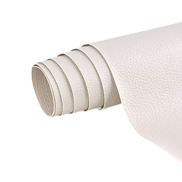 Beige Lederreparaturcreme, glatte Textur, vielseitig, für Möbel und Autositze geeignet.