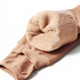Damen Thermo-Leggings beige, flauschig gefüttert, winterfest, bequem, elastisch.