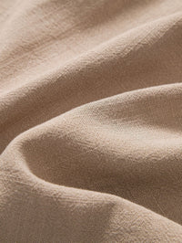 Beiger Leinenstoff, Nahaufnahme, Textur, hochwertiges Material, natürliche Faser, Stoffdesign.