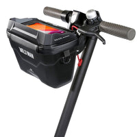 E-Scooter-Lenkertasche mit Smartphone-Halterung, wasserdicht, schwarz, Wild Man.