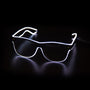 Leuchtende LED-Brille, schwarz, modisch, Party-Accessoire, Nachtbeleuchtung, Unisex