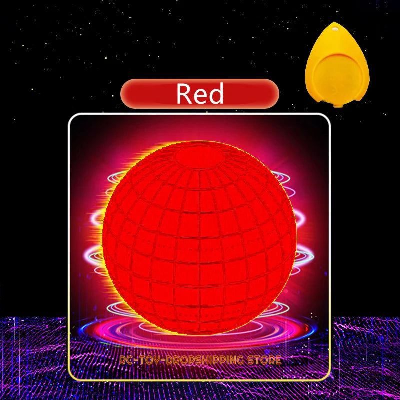 Rote leuchtende Spielzeugkugel, LED, rund, für Kinder, Nachtlicht, dekorativ.