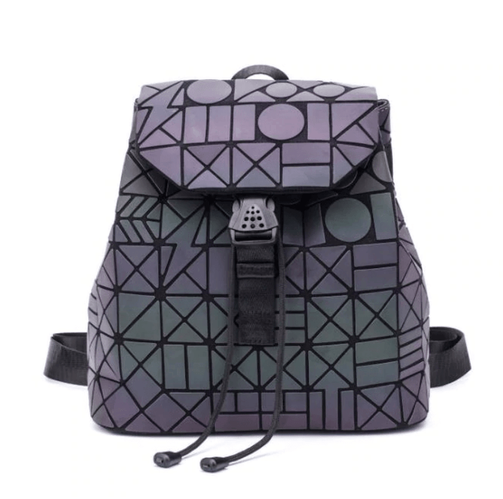 Reflektierender Farbwechsel-Geometrischer Rucksack für Damen