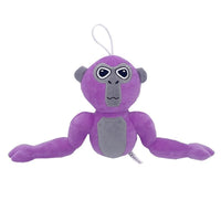 Lila Plüsch-Gorilla Spielzeug, weiches Kuscheltier, Kinder Geschenk, Tierfigur, 100% Polyester