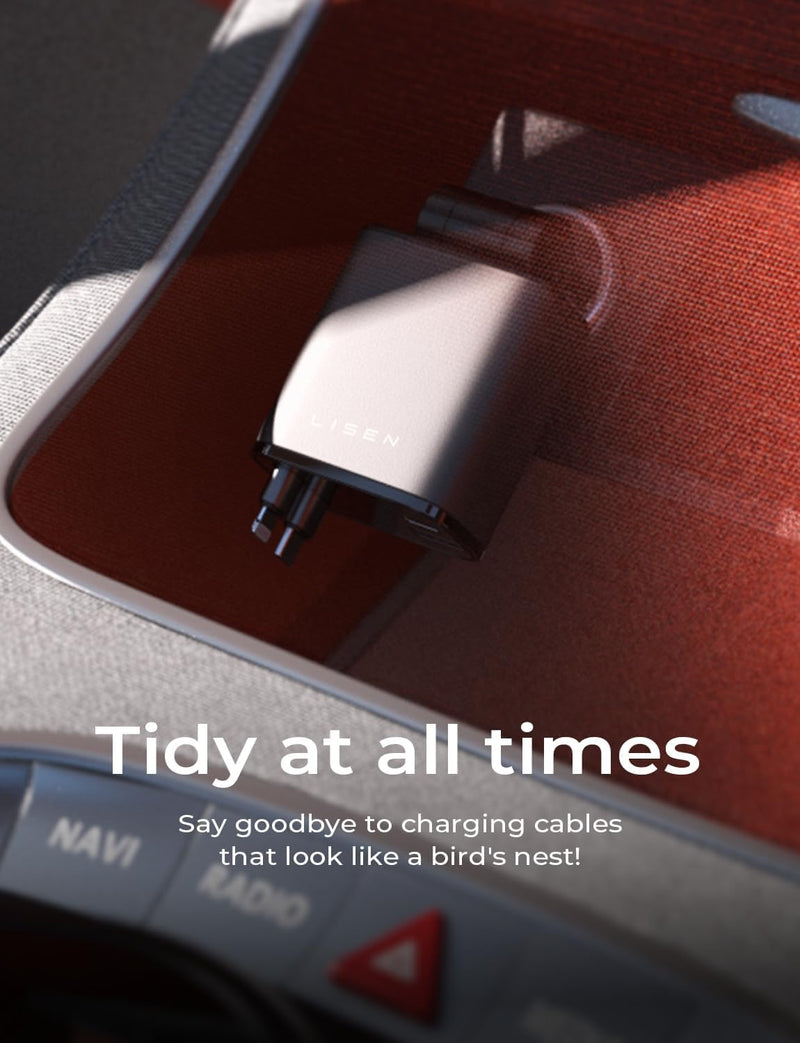 LISEN Autohalterung, magnetisch, silber, für Handy, kabelloses Laden, Autozubehör.