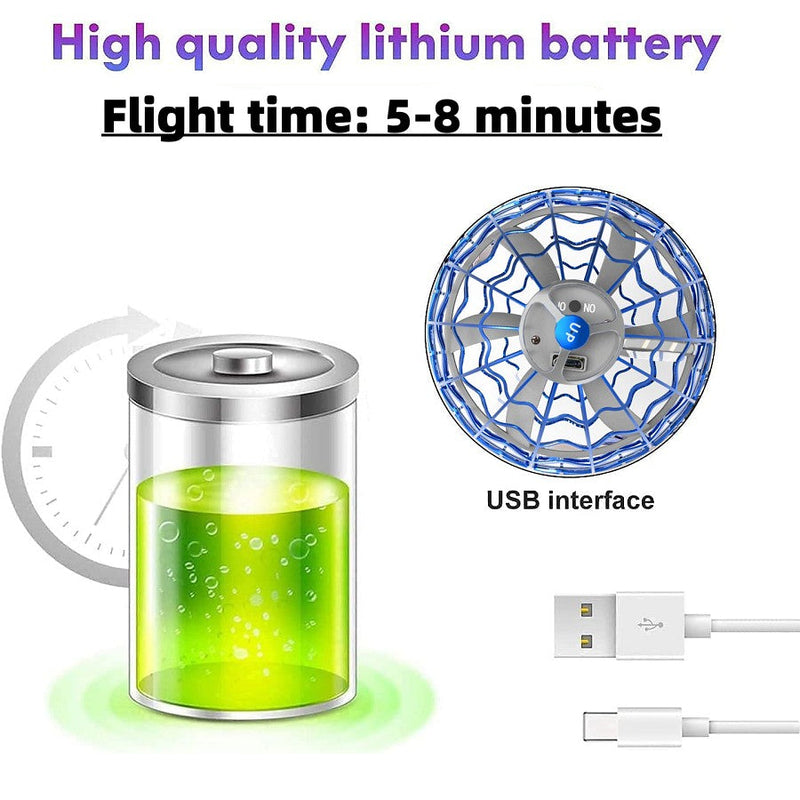 Hochwertige Lithium-Batterie, USB-Schnittstelle, Flugzeit 5-8 Minuten, Drohnenzubehör.