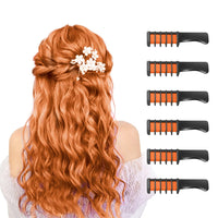 Lockenstab Set für langes Haar, schwarz-orange, hitzebeständig, ideal für Lockenstyling.