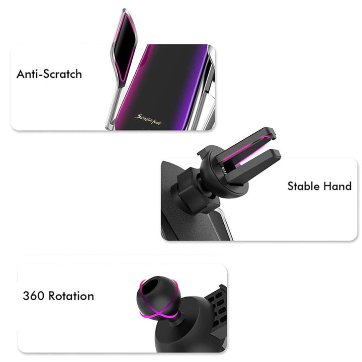 Automatische Telefonhalter mit kabellosem Ladegerät – GripCharge