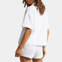 Zweiteiliges Damen Sommer Set mit Hemd und Shorts – Noemi