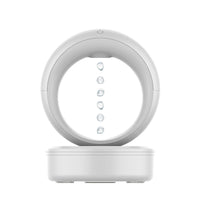 Weißer Anti-Schwerkraft-Luftbefeuchter, modernes Design, innovative Technologie, Raumklima.