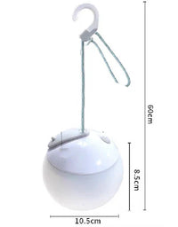 Weißer tragbarer Luftbefeuchter mit Haken, 60cm Höhe, 10,5cm Breite, ideal für Zuhause.