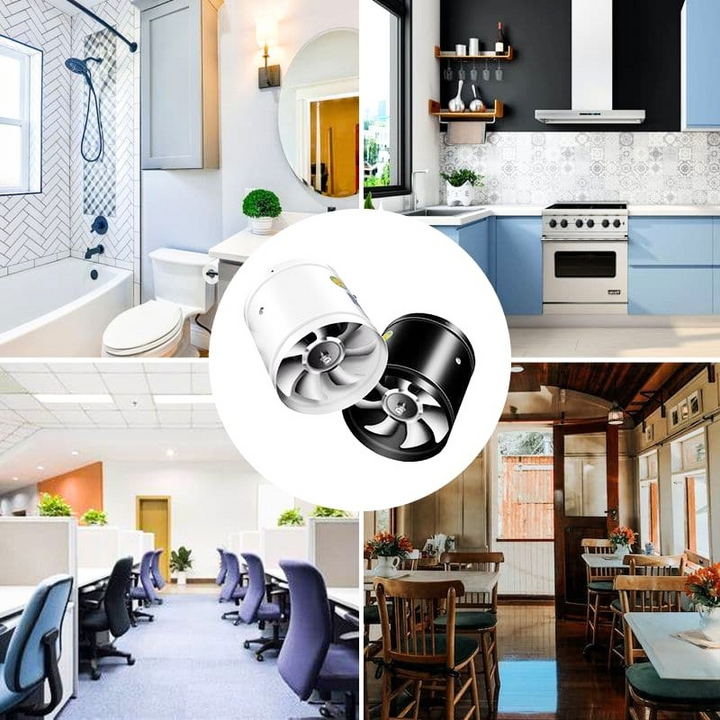 Zwei LED-Deckenstrahler, schwarz und weiß, für moderne Küche, Büro, Bad und Restaurant.