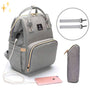 Stylische Wickelrucksack mit USB-Ladegerät – ParentPack