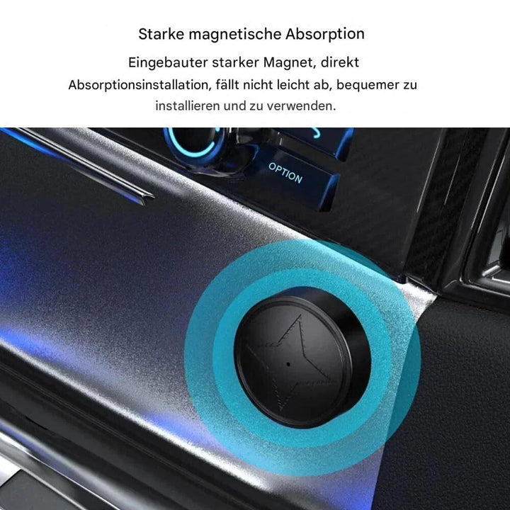 Starker Magnet für Auto, schwarz, einfache Installation, starke magnetische Absorption.