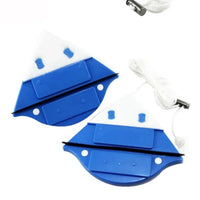 Magnetischer Fensterreiniger, blau-weiß, doppelseitig, für Glasreinigung, EasyClean™.