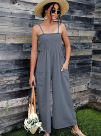 Sommerlicher Damen Jumpsuit mit Spaghettiträgern im Vintage-Stil - RetroLuft