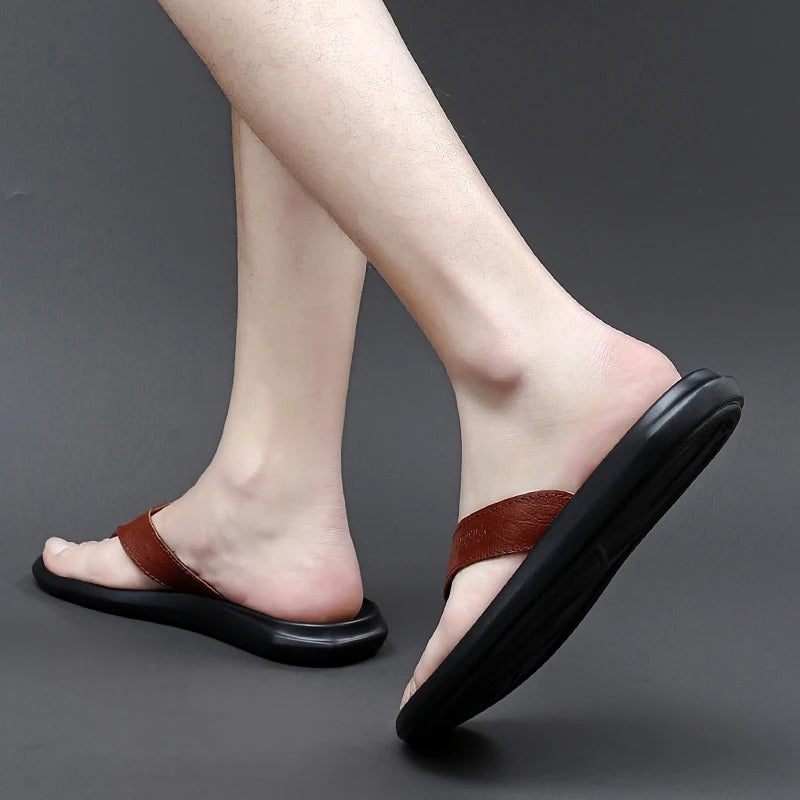 Bequeme & Stilvolle Herren Outdoor-Sommerslipper – Leano