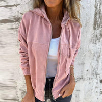 Damenjacke mit Kapuze und Reißverschluss – Noëlle