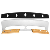 Großer Pizzaschneider mit gewölbtem Edelstahlmesser (35 cm) - Bruno