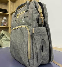 Convertible Baby Wickelrucksack mit Faltbarem Babybett – Wasserdichtes Multi-Taschen-Design