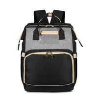 Convertible Baby Wickelrucksack mit Faltbarem Babybett – Wasserdichtes Multi-Taschen-Design