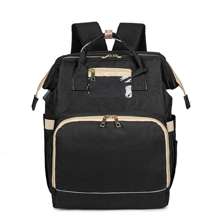 Convertible Baby Wickelrucksack mit Faltbarem Babybett – Wasserdichtes Multi-Taschen-Design