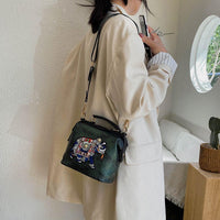 Gestickte Mandala-Umhängetasche – Leichtes, Vielseitig Verwendbares Boho-Design