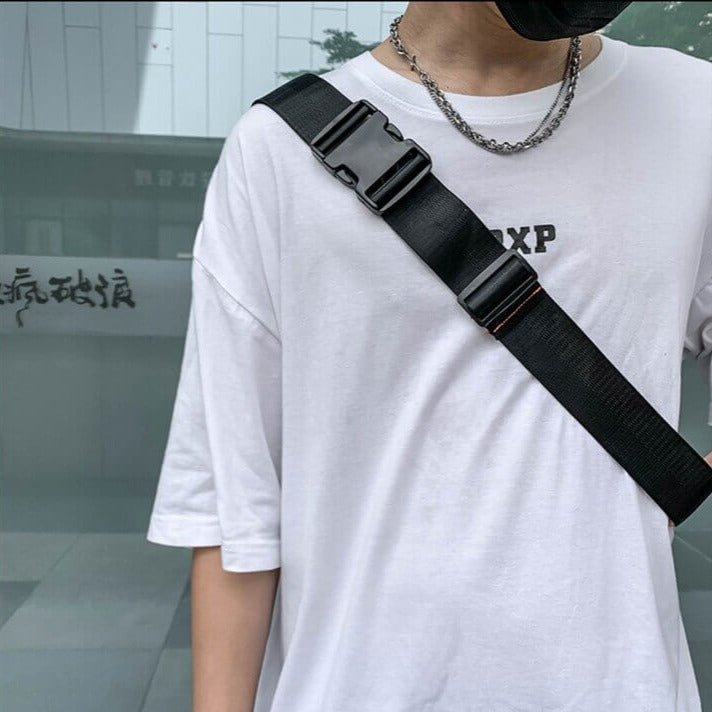 Wasserdichte Herren-Bauch- und Schultertasche – Multifunktionale Reise- und Outdoor-Tasche