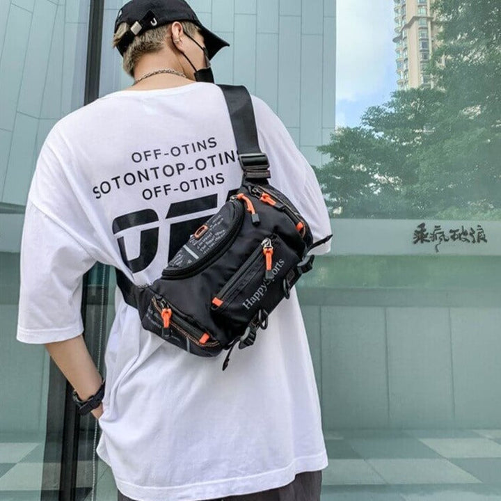 Wasserdichte Herren-Bauch- und Schultertasche – Multifunktionale Reise- und Outdoor-Tasche