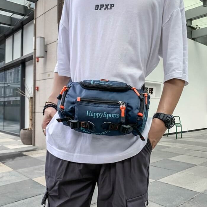 Wasserdichte Herren-Bauch- und Schultertasche – Multifunktionale Reise- und Outdoor-Tasche