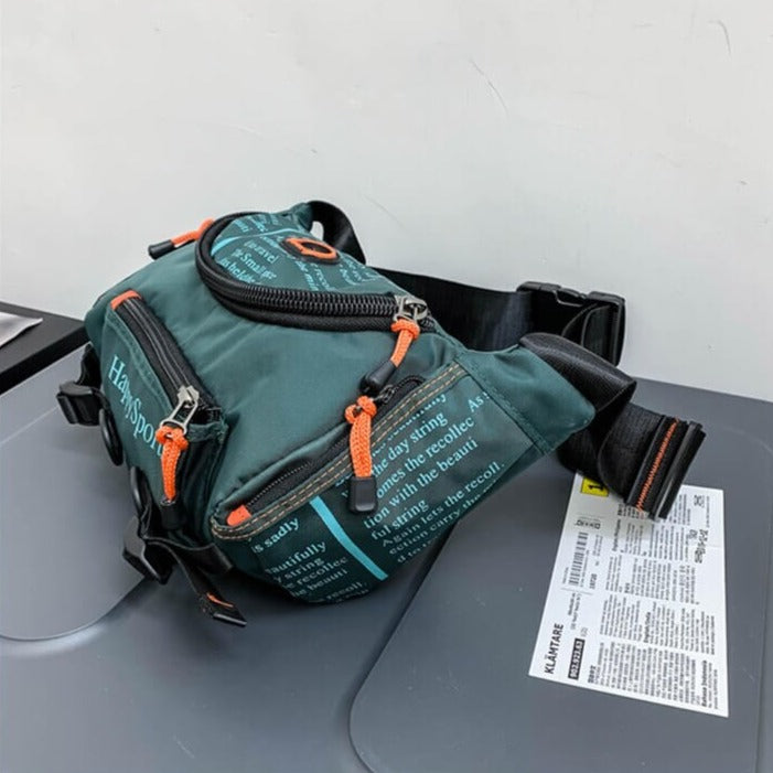 Wasserdichte Herren-Bauch- und Schultertasche – Multifunktionale Reise- und Outdoor-Tasche
