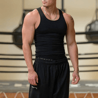 Ärmelloses Herren Fitness T-Shirt aus atmungsaktivem Material – Nico