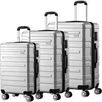 3-teiliges Hartschalen-Spinner-Kofferset mit TSA-Schloss und Organisiertem Innenraum