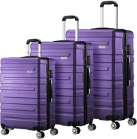 3-teiliges Hartschalen-Spinner-Kofferset mit TSA-Schloss und Organisiertem Innenraum