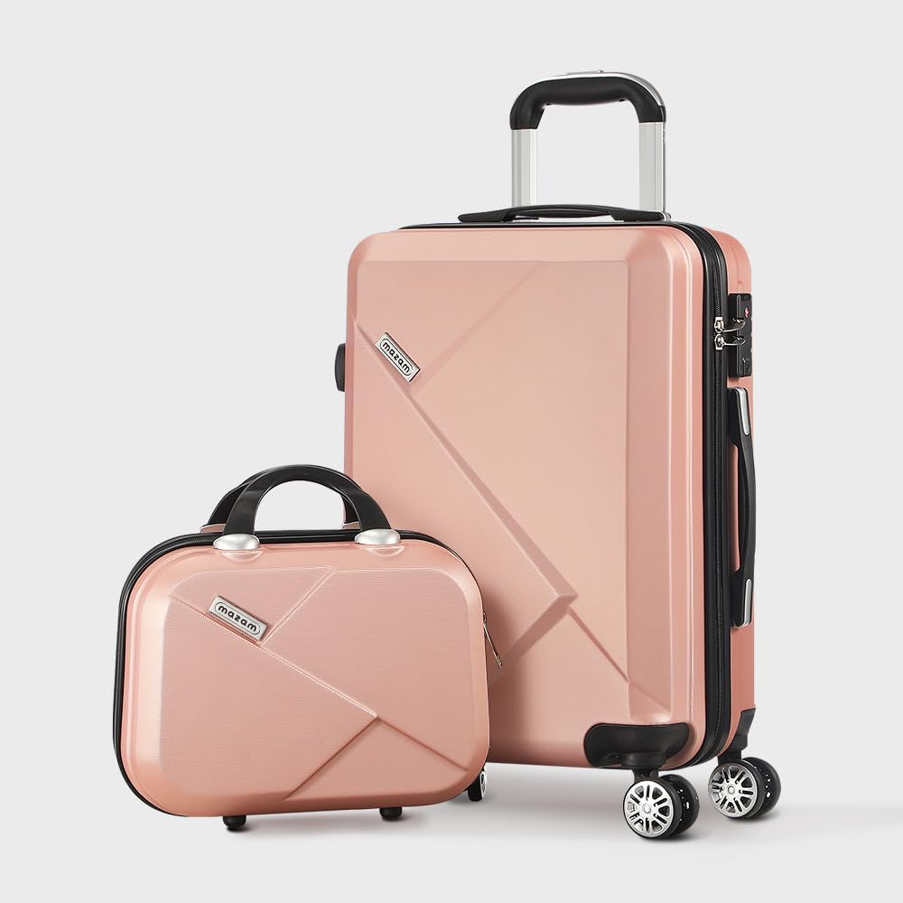 3-teiliges Hartschalen-Spinner-Kofferset mit TSA-Schloss und Organisiertem Innenraum