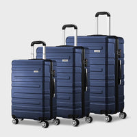 3-teiliges Hartschalen-Spinner-Kofferset mit TSA-Schloss und Organisiertem Innenraum