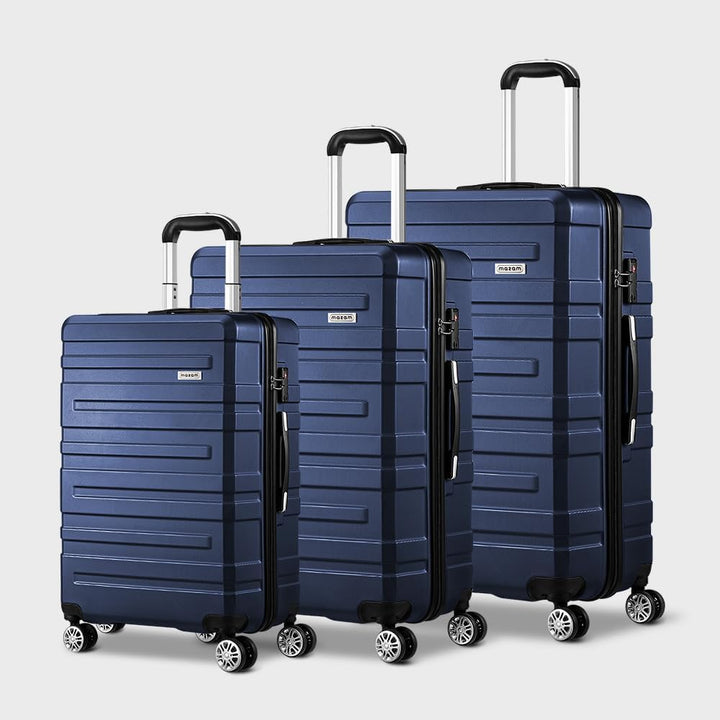 3-teiliges Hartschalen-Spinner-Kofferset mit TSA-Schloss und Organisiertem Innenraum