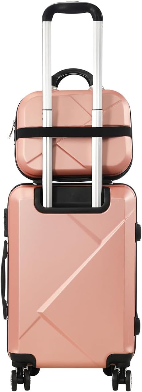 3-teiliges Hartschalen-Spinner-Kofferset mit TSA-Schloss und Organisiertem Innenraum