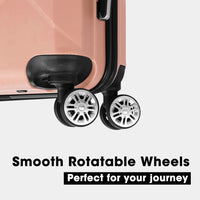 3-teiliges Hartschalen-Spinner-Kofferset mit TSA-Schloss und Organisiertem Innenraum