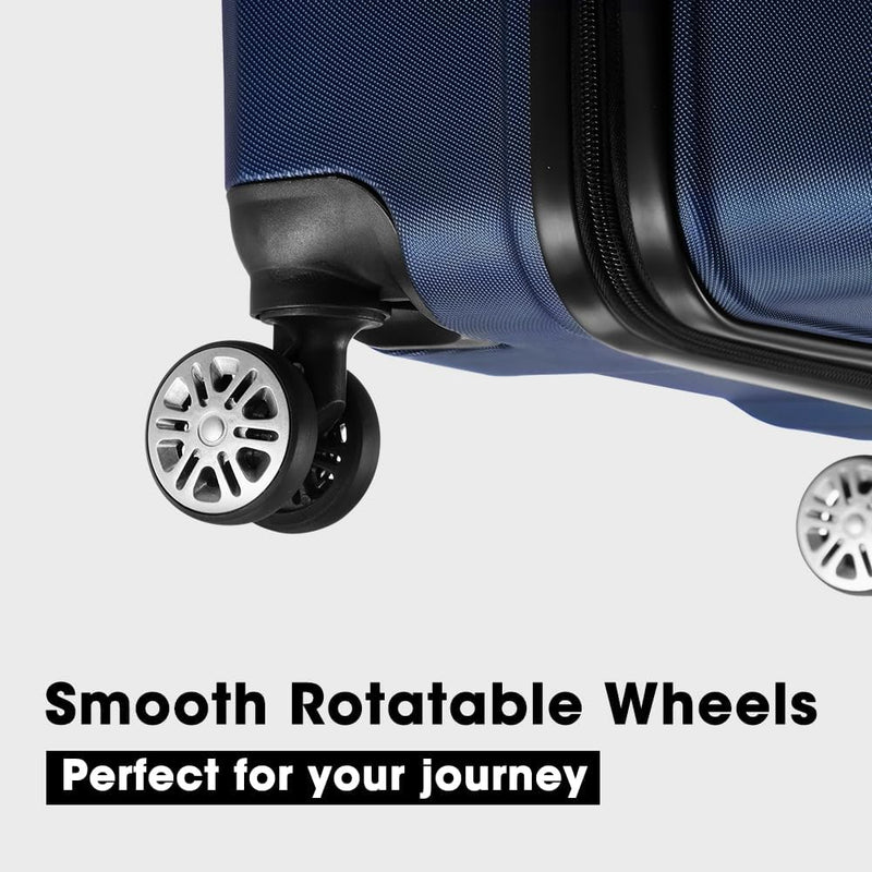 3-teiliges Hartschalen-Spinner-Kofferset mit TSA-Schloss und Organisiertem Innenraum